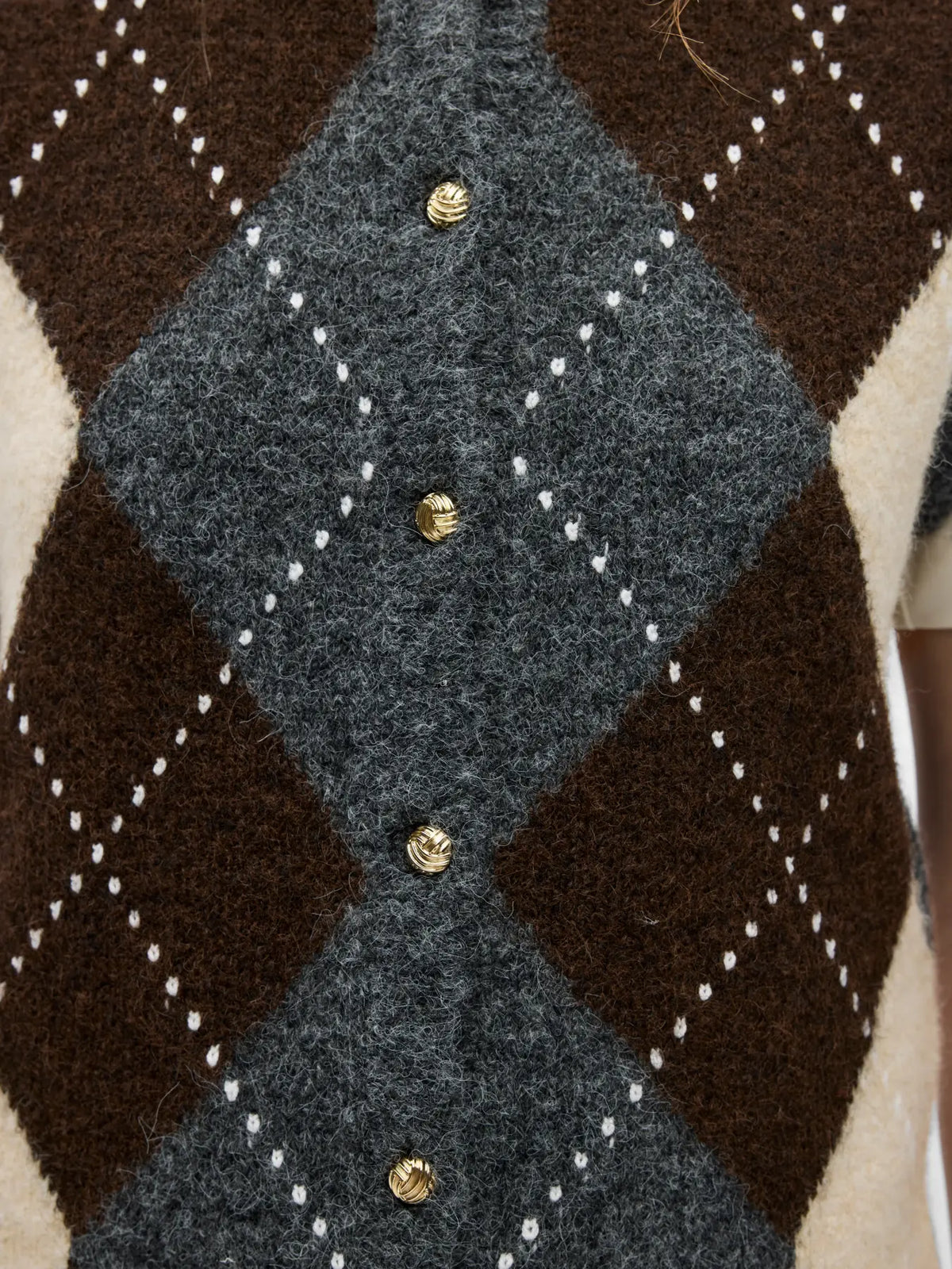 OBJBRENDA RE KNIT VEST CARDIGAN