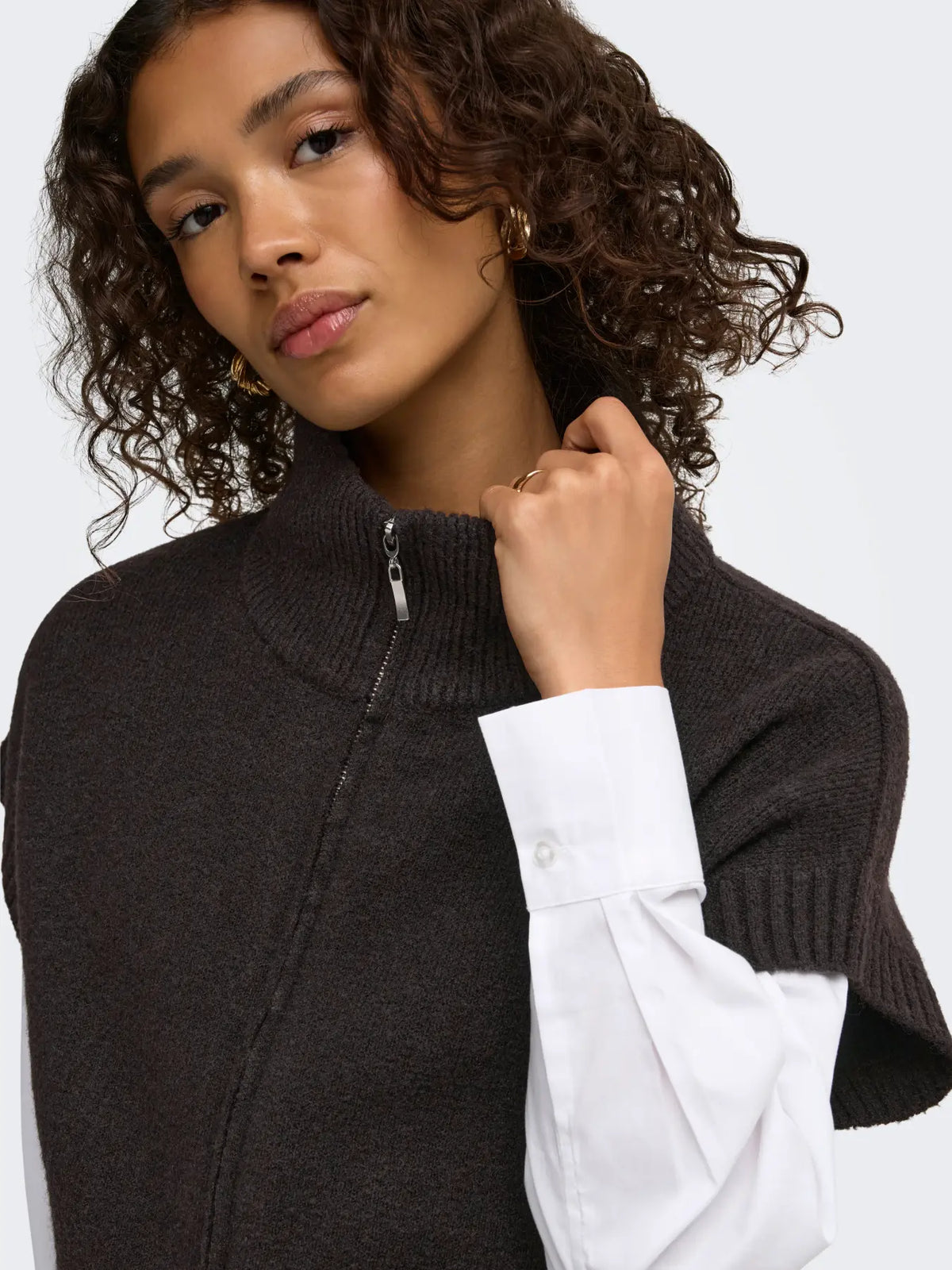 JDYLEA 2 WAY ZIP VEST