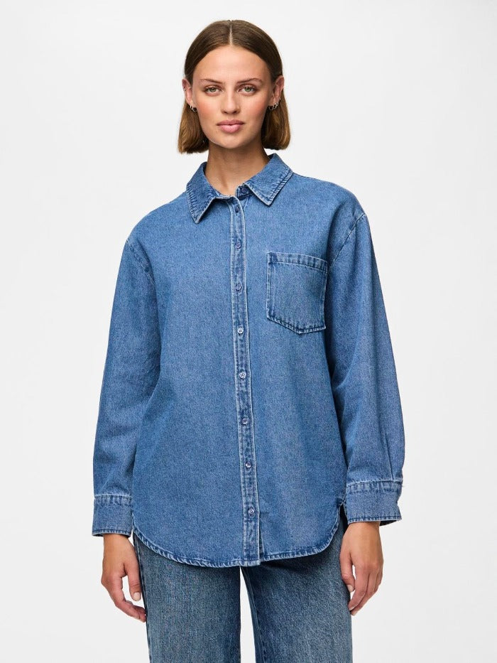 PCMAISIE DENIM SHIRT