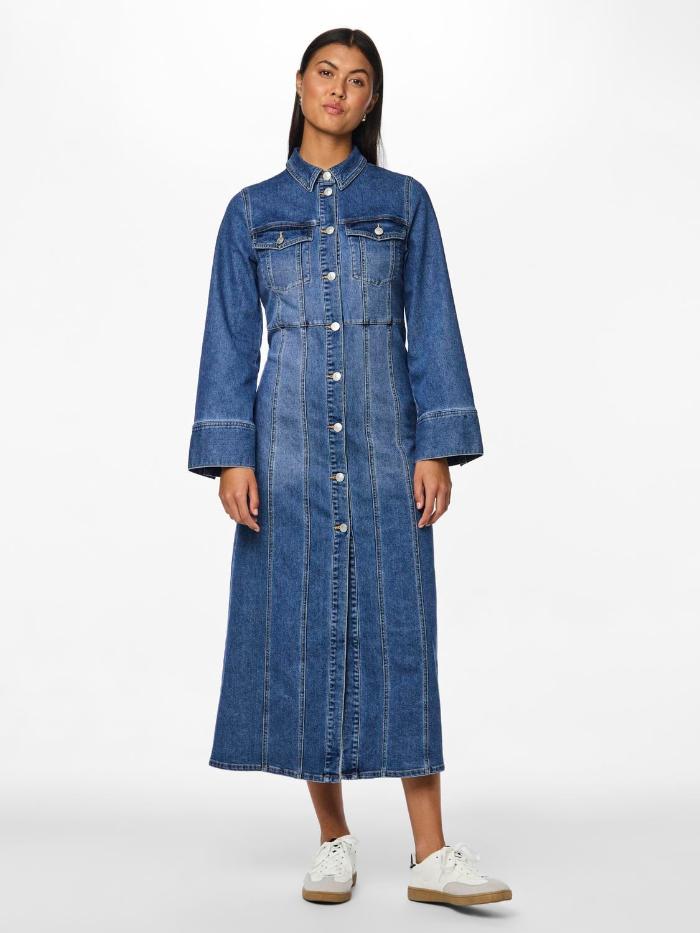 PCFEMMA LS LONG DENIM DRESS