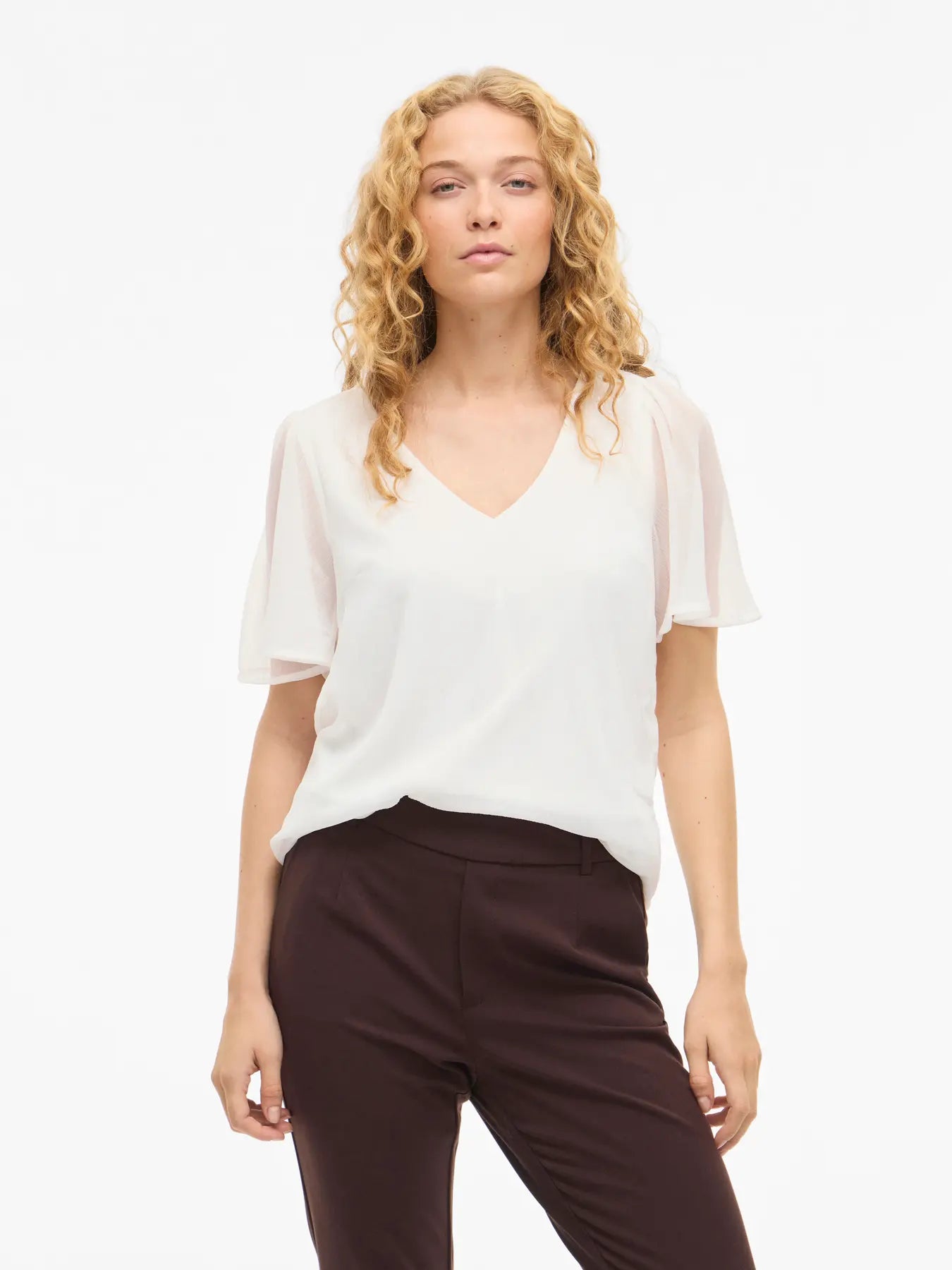 VIFALIA V-NECK S/S TOP