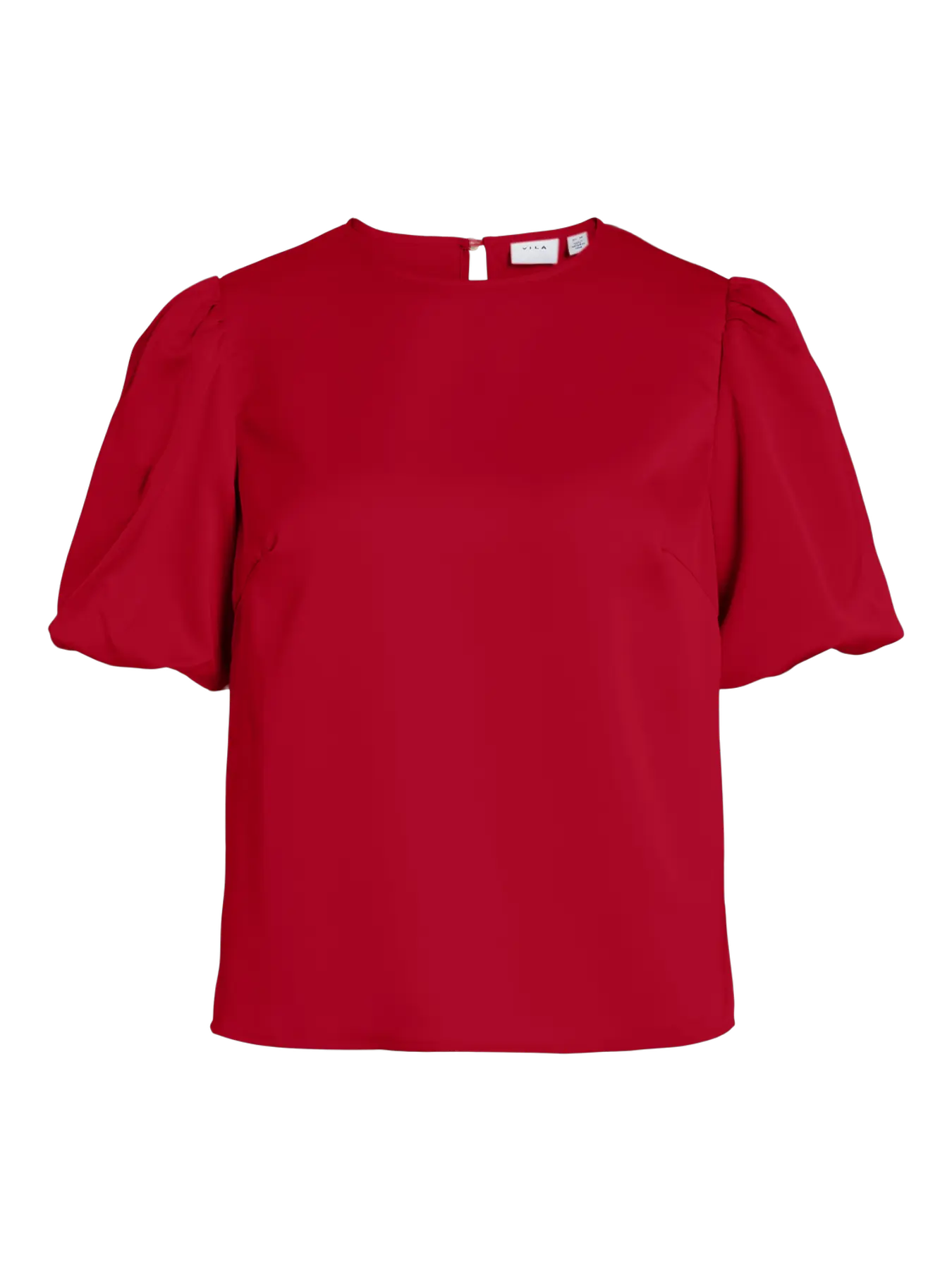 VIELLETTE 2/4 SATIN PUFF TOP