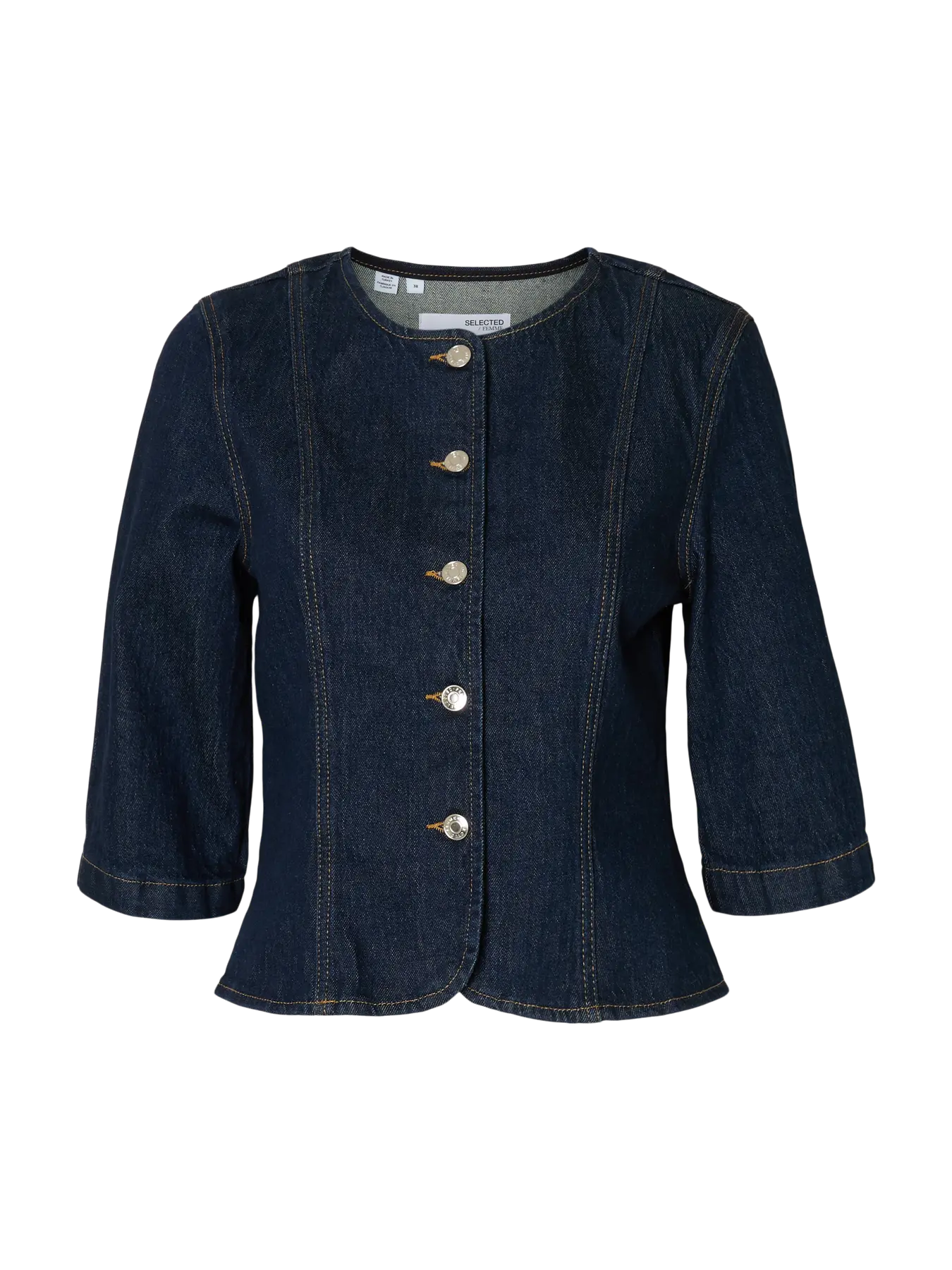 SLFVIDA-KORI 3/4 SHORT DENIM JACKET