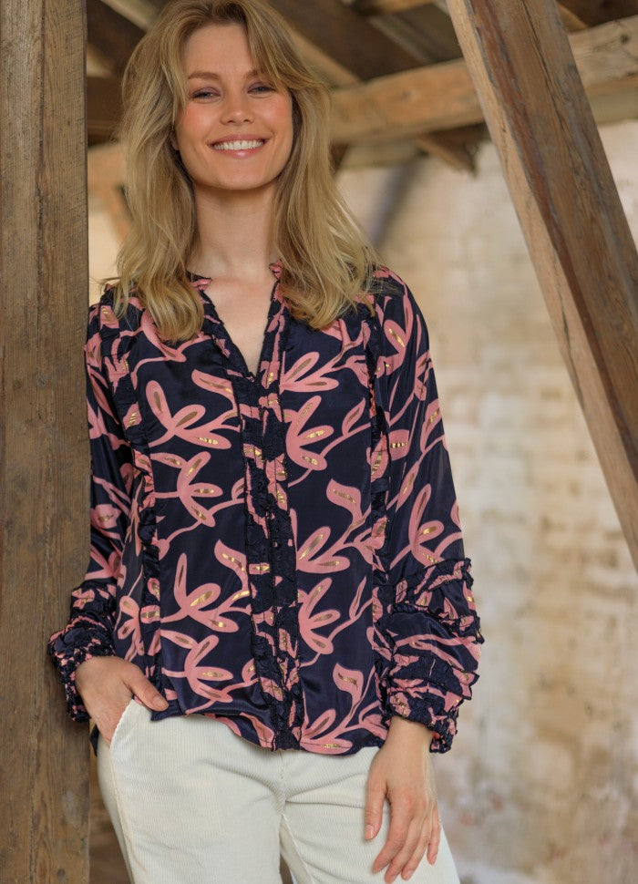 Bcluna Blouse Med frills