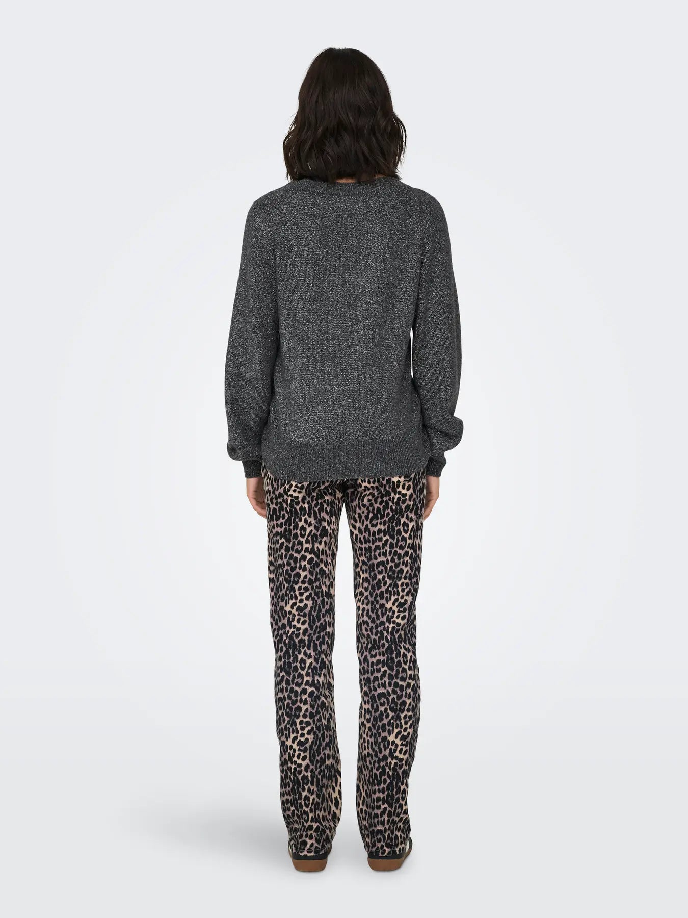 JDYRUE GLITTER L/S BOAT PULLOVE KNT