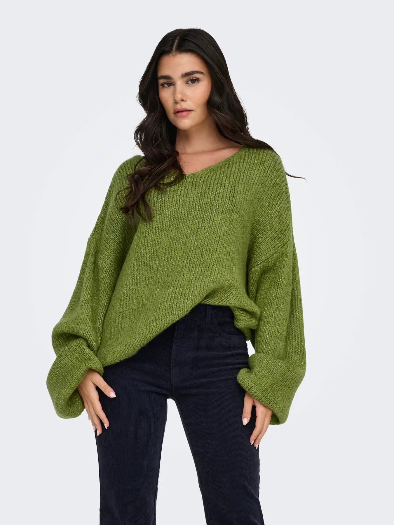 JDYDINEA L/S REVERSIBLE PULLOV. KNT