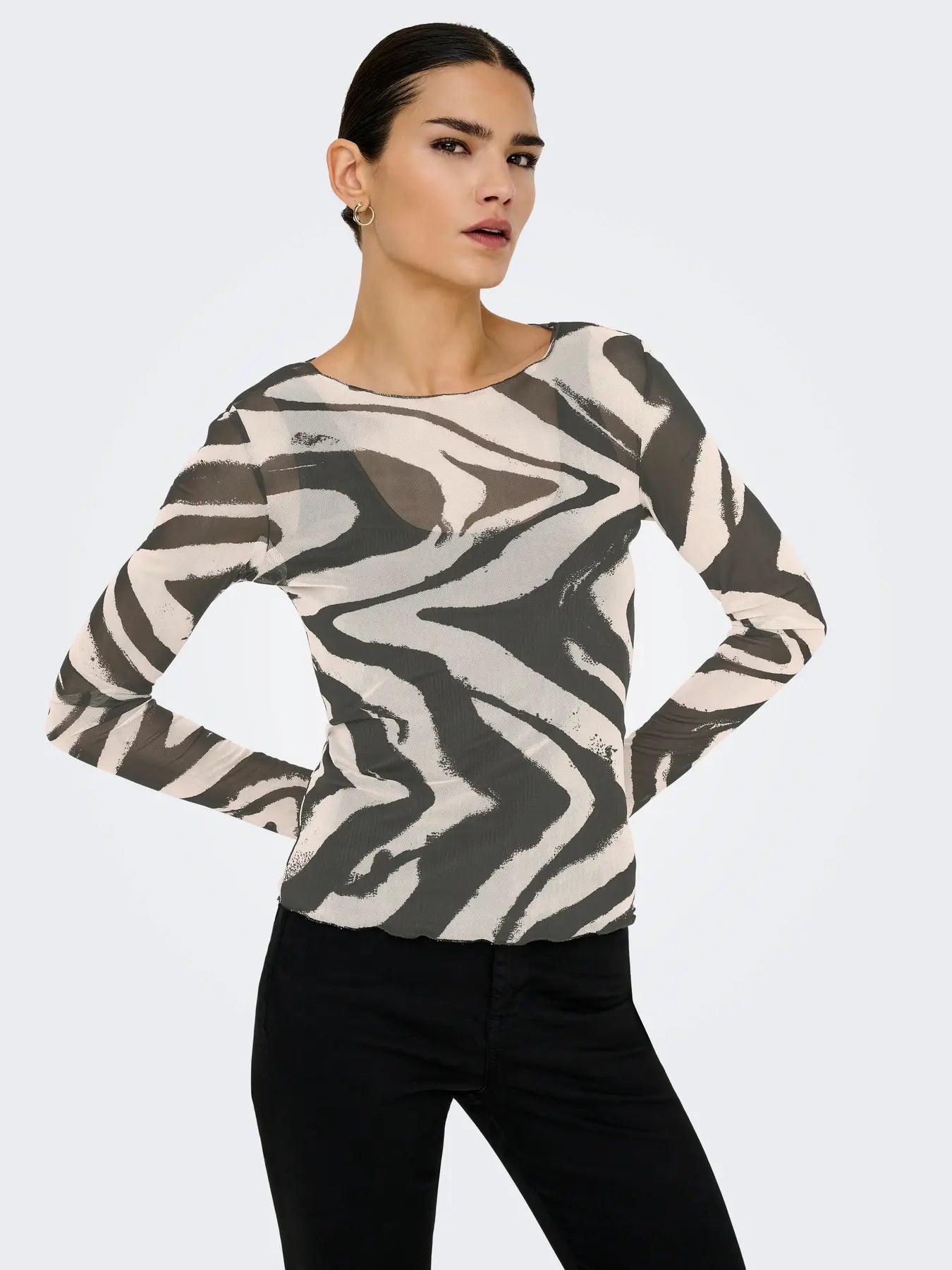 JDYELSA NEW L/S O NECK TOP JRS