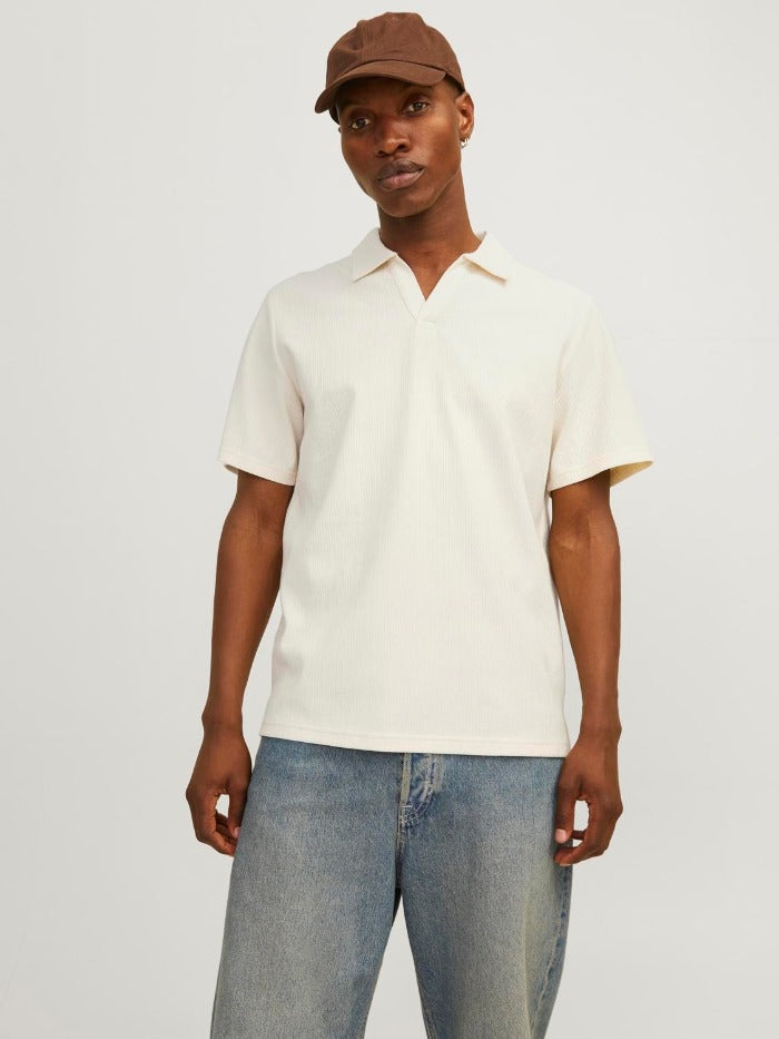 JORBROOKLYN PLISSE SPLITNECK POLO