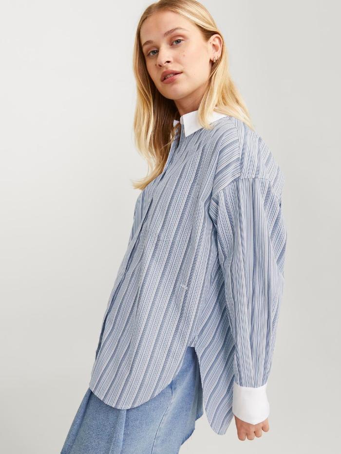 JXJAMIE LS RELAXED POPLIN SHIRT