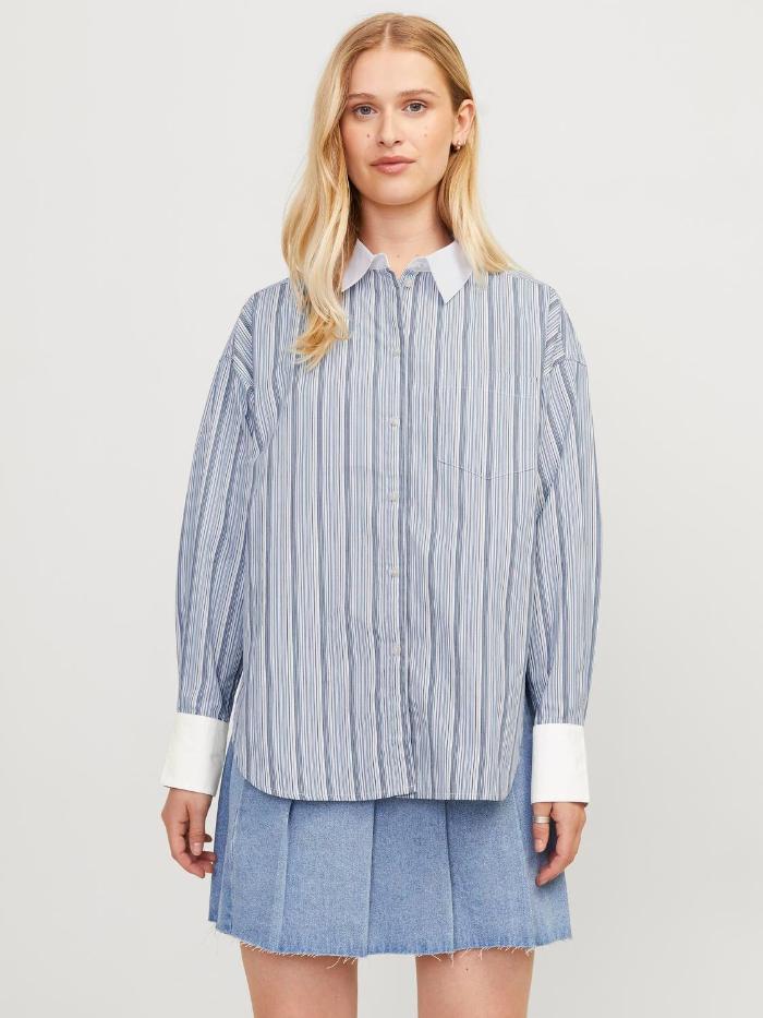 JXJAMIE LS RELAXED POPLIN SHIRT