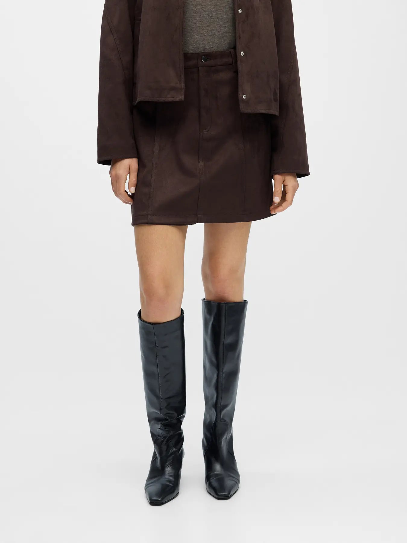 OBJALLIE HW SHORT SKIRT