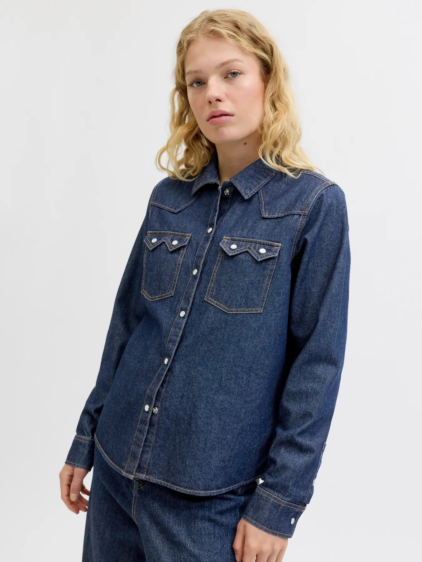 JXJULES LS DENIM SHIRT DNM
