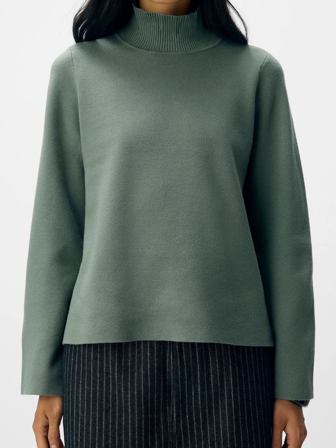 OBJREYNARD HIGH NECK PULLOVER