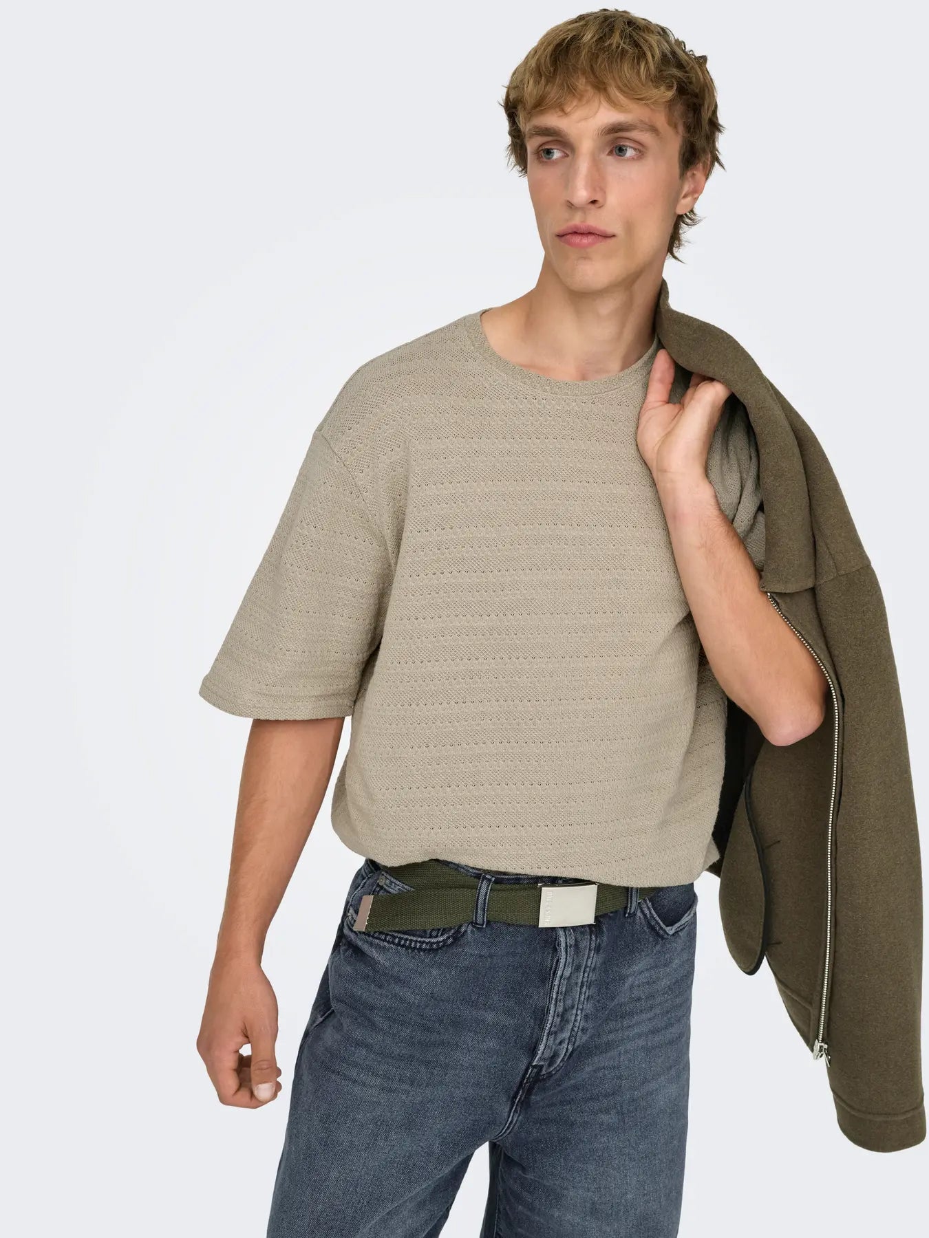 ONSGIVO REG 12 SS CREW KNIT