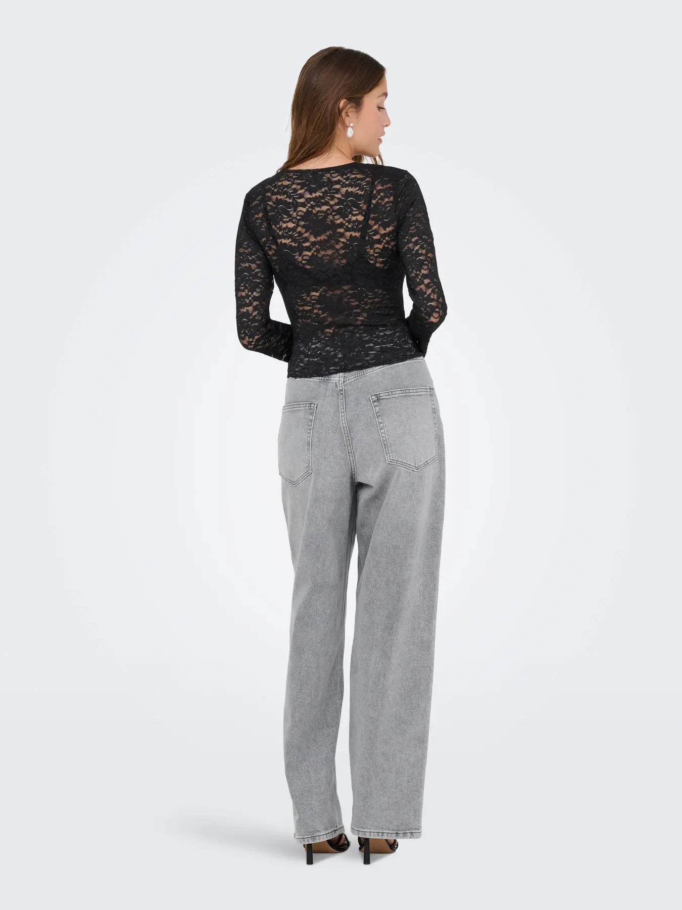 Onlnikka L/S Lace Top