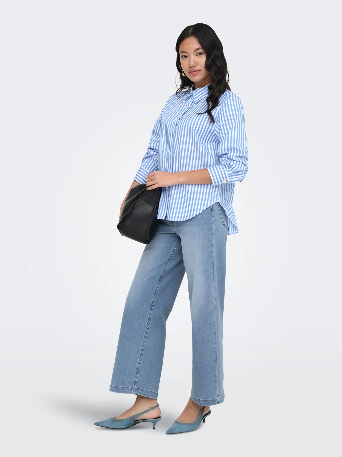 ONLMADISON BLUSH HW CP WD DNM CRO371