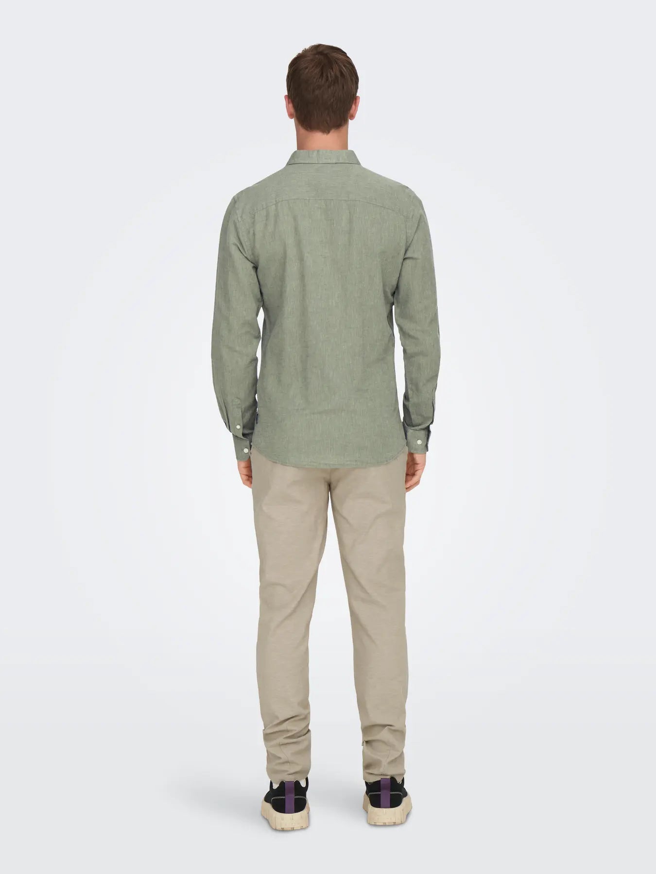 ONSCAIDEN LIFE LS SOLID LINEN BLEND