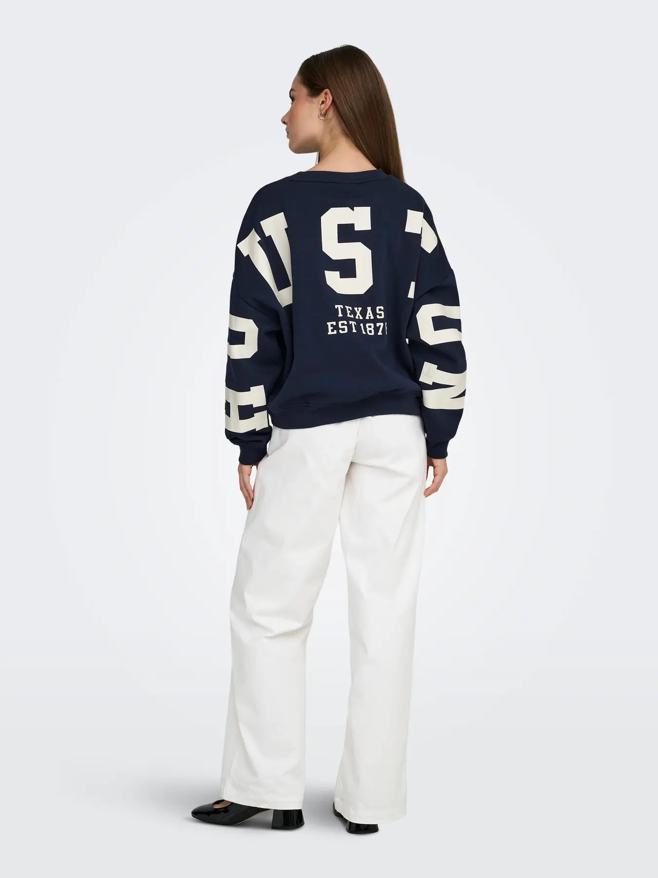 ONLSWEAT L/S BACK/SLEEVE PRINT SWT