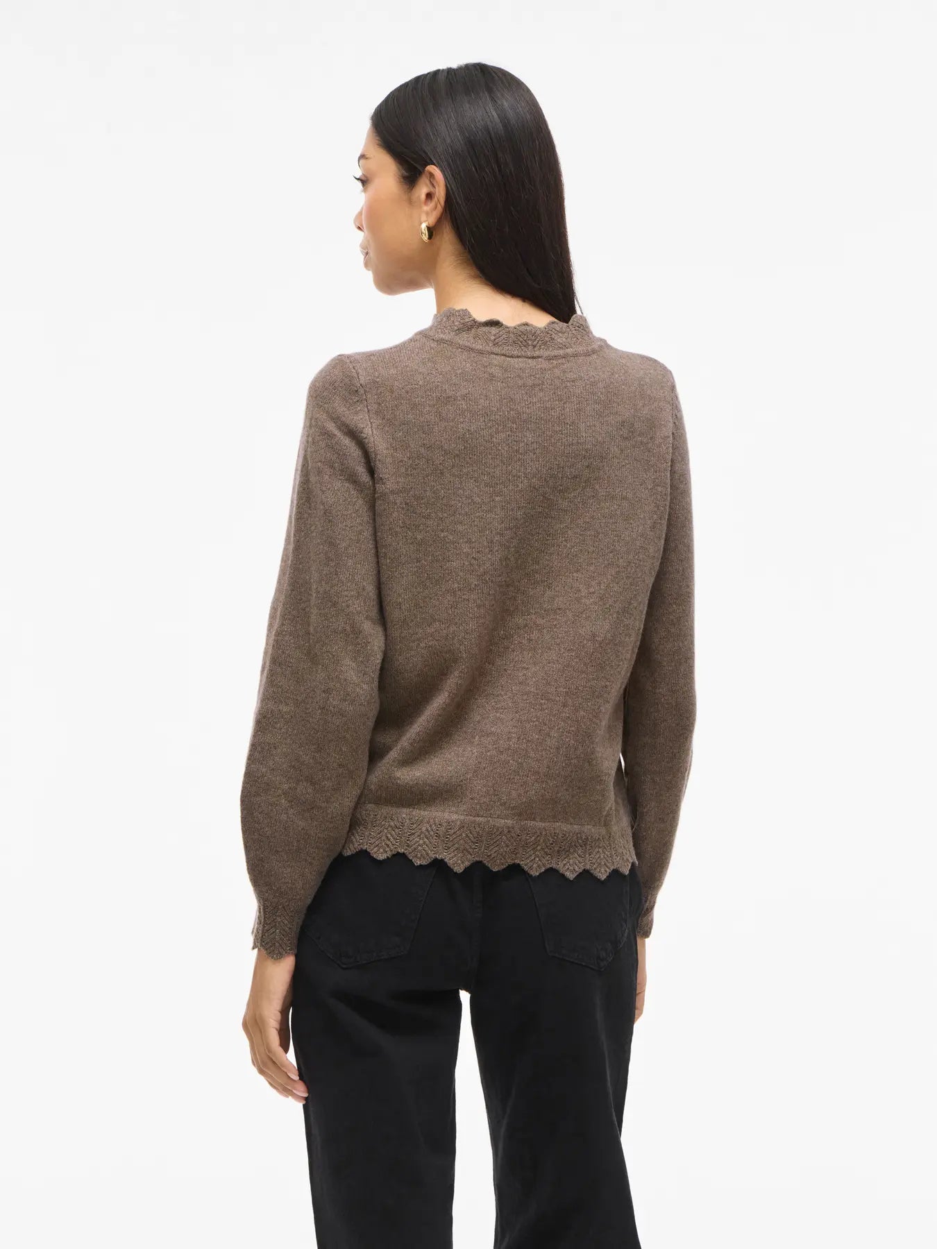 VINIKOLINA O-NECK L/S KNIT TOP