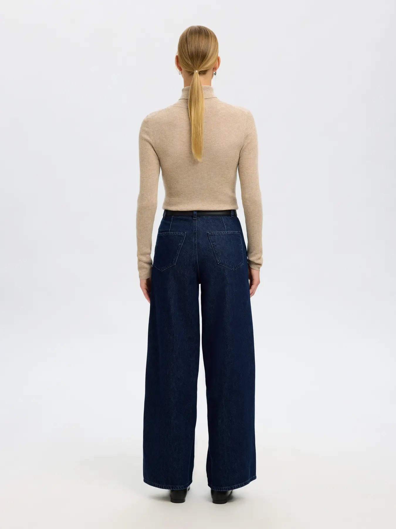 SLFEXTRA WIDE MELLA-BORA HW JEANS