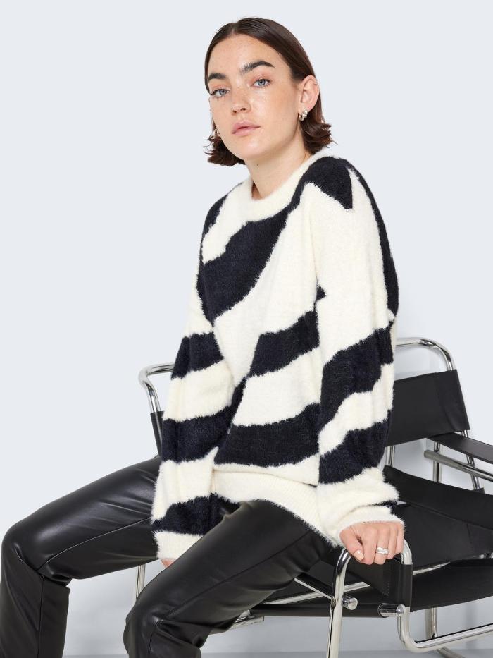 NMHEIDI L/S O-NECK KNIT