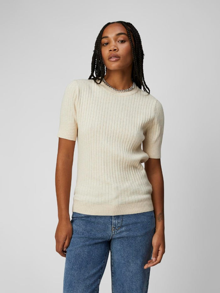 OBJNOELLE KNIT T-SHIRT