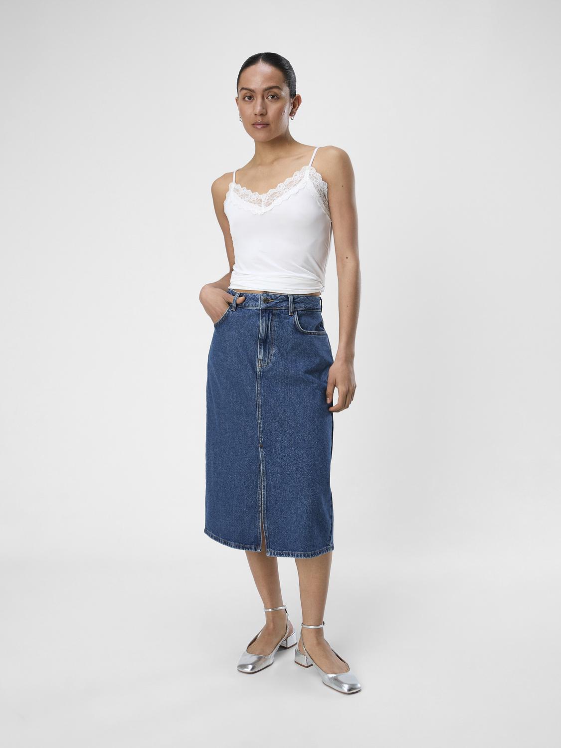 OBJELLEN DENIM SKIRT