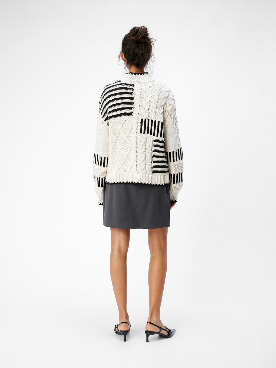 OBJRUBY RE L/S KNIT PULLOVER