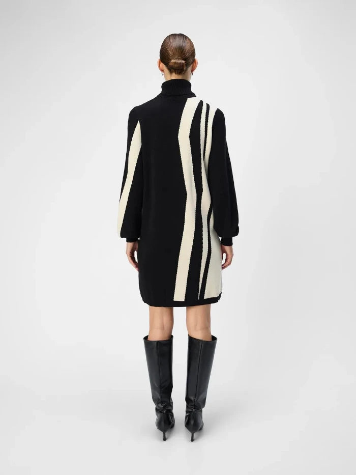 OBJRAY L/S KNIT ROLLNECK DRESS