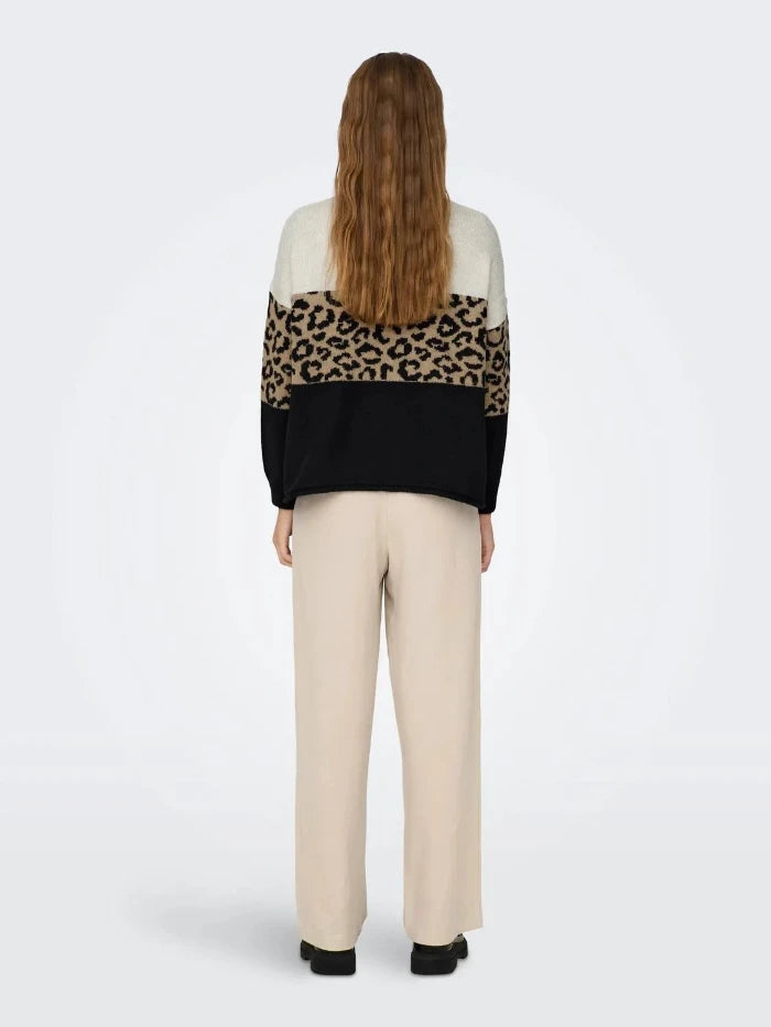 Onljade Animal o-neck Knit