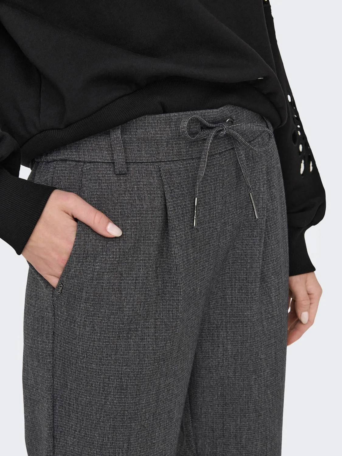 ONLPOPTRASH-ELISE EASY MELANGE PANT