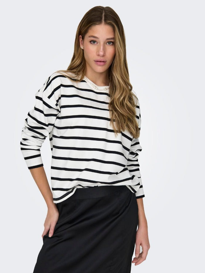 ONLSOPH L/S STRIPE TOP JRS