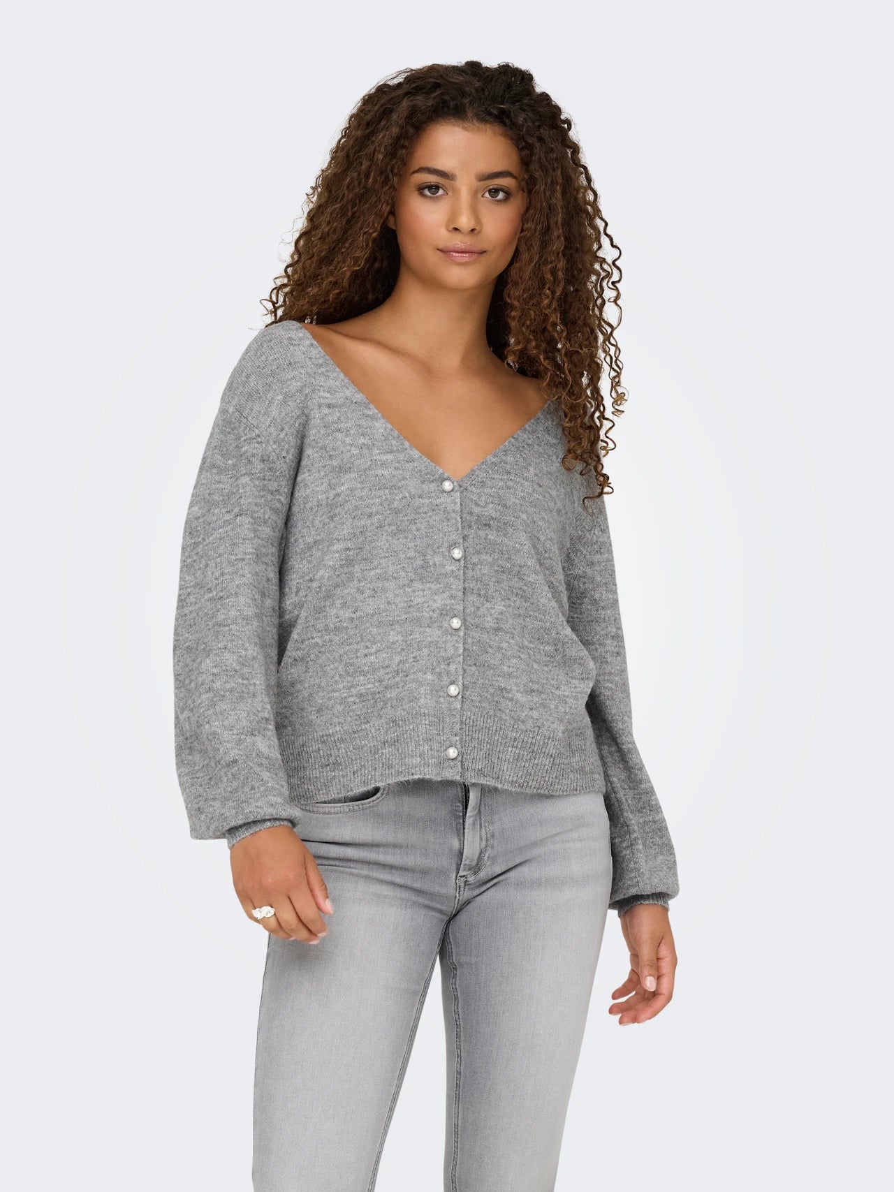 Onladele LS Lace mix revers cardigan
