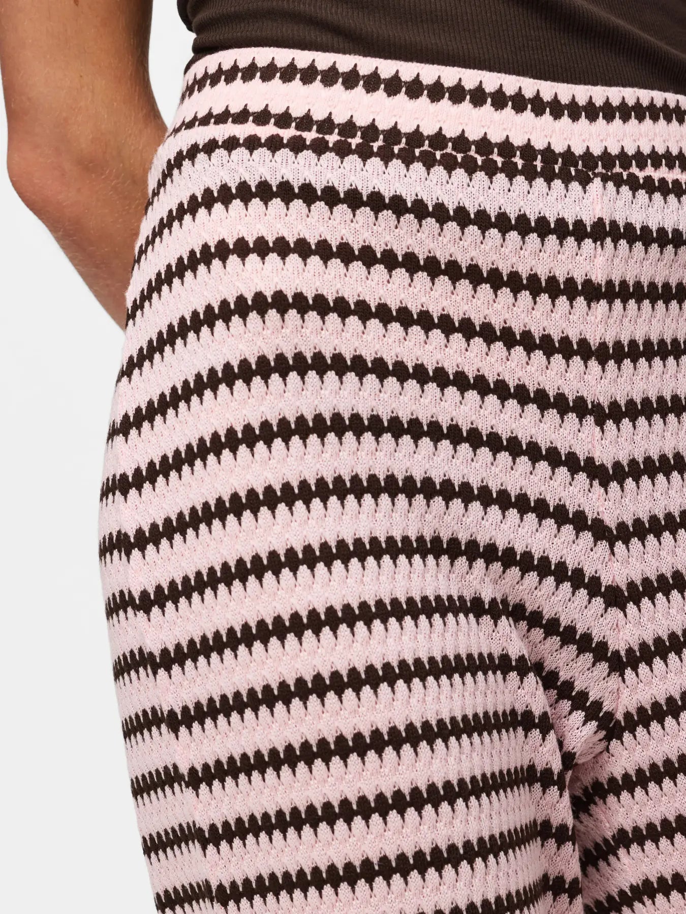 PCJEYA HW WIDE KNIT PANT