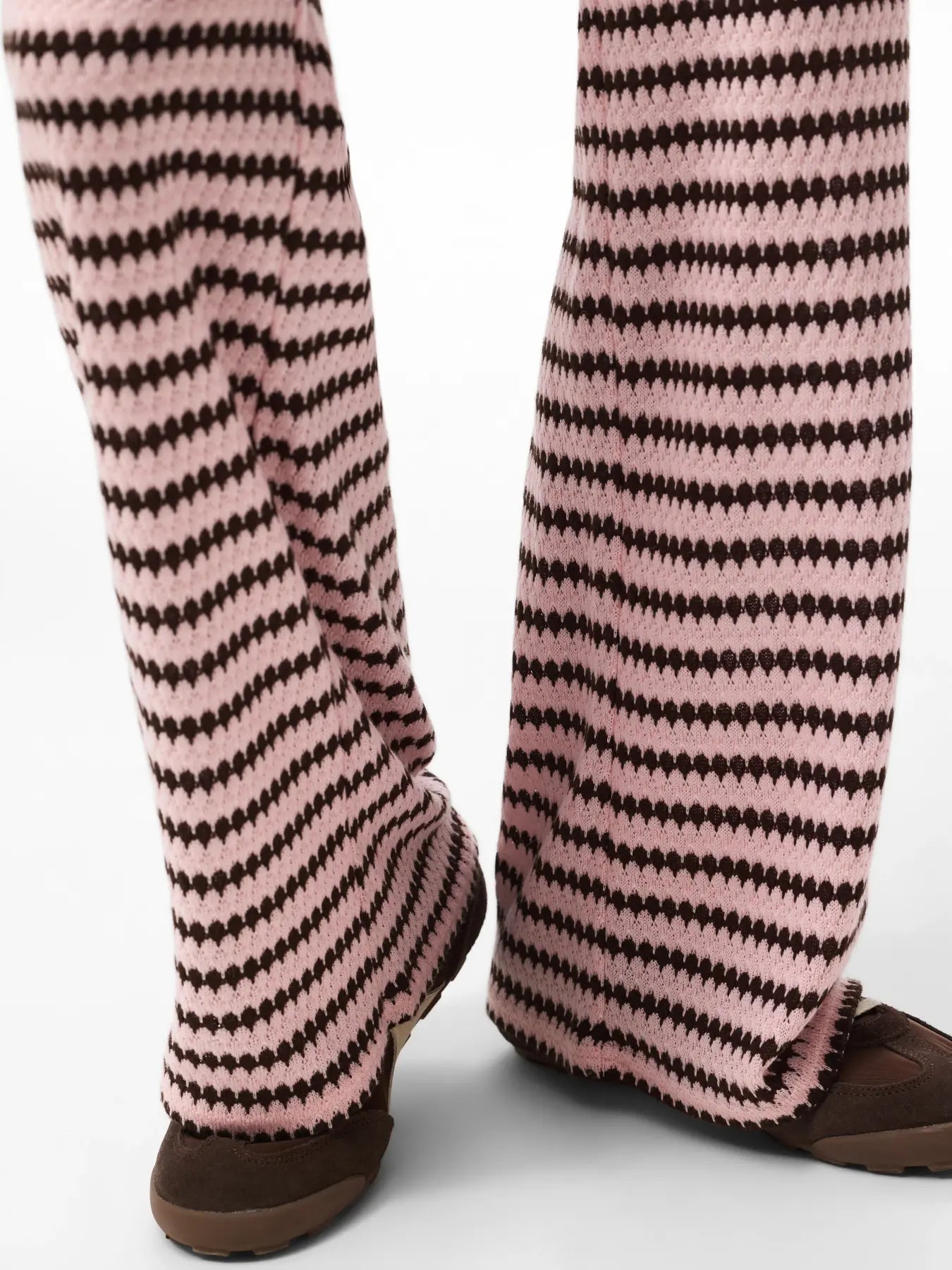 PCJEYA HW WIDE KNIT PANT