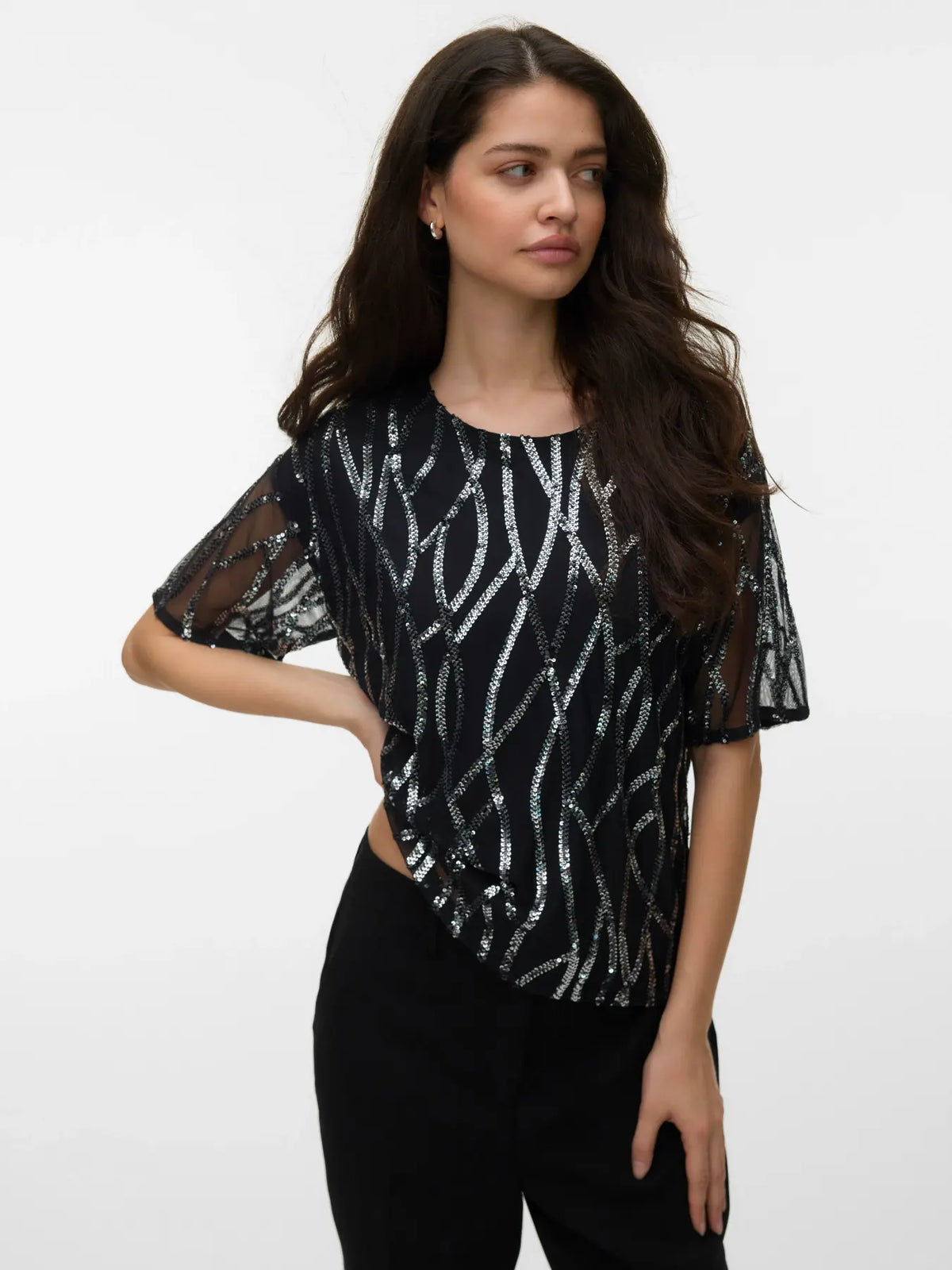 VMCHIARA SS O-NECKSQ TOP