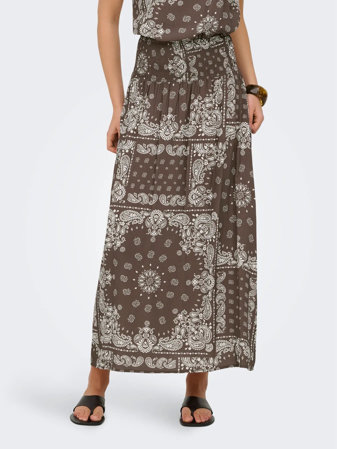 ONLSAKI AMBEL LONG BAND SKIRT