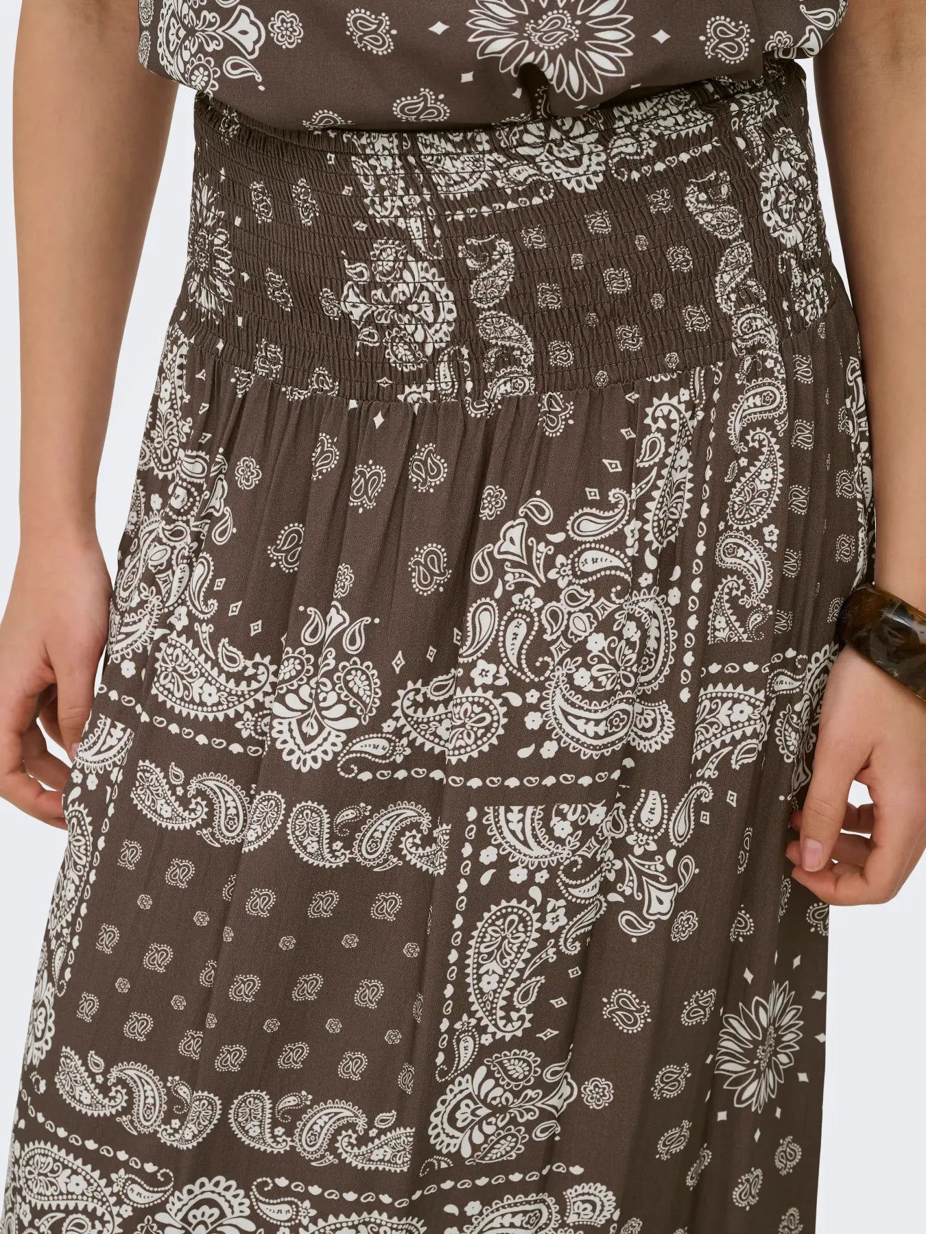 ONLSAKI AMBEL LONG BAND SKIRT