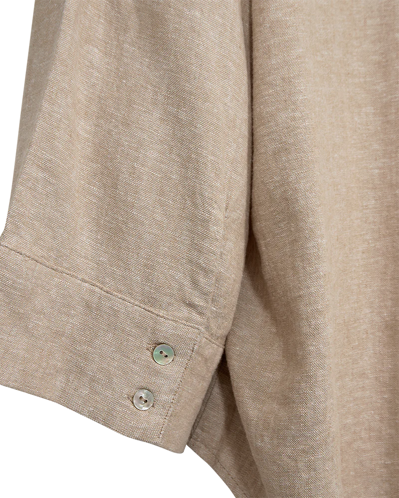 FQLAVA - LINEN SHIRT - BEIGE
