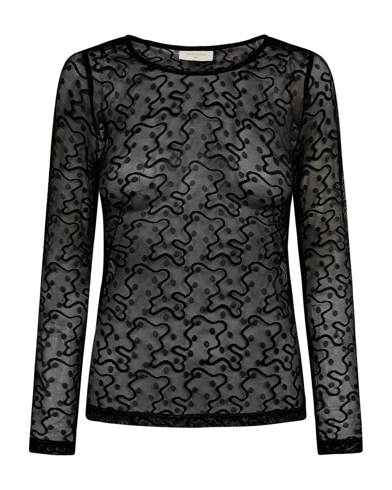 FQISBY - LONG-SLEEVED MESH T-SHIRT