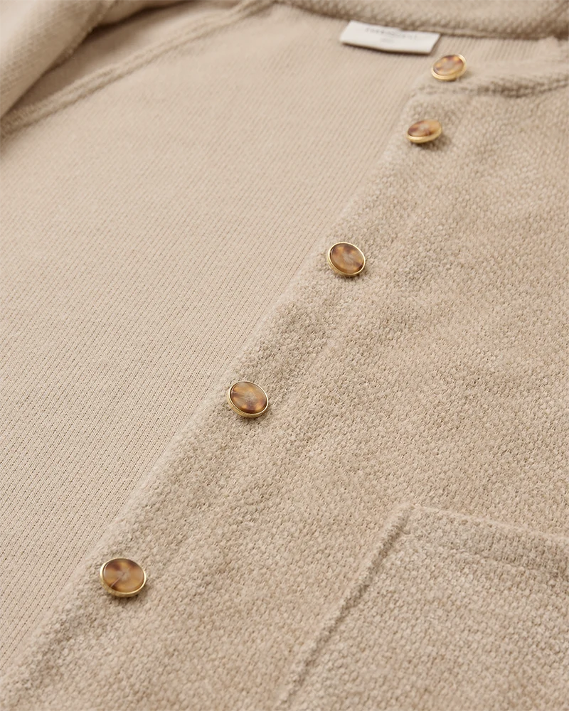 FQGABBY - JACKET WITH PLUSH CUFFS - BEIGE