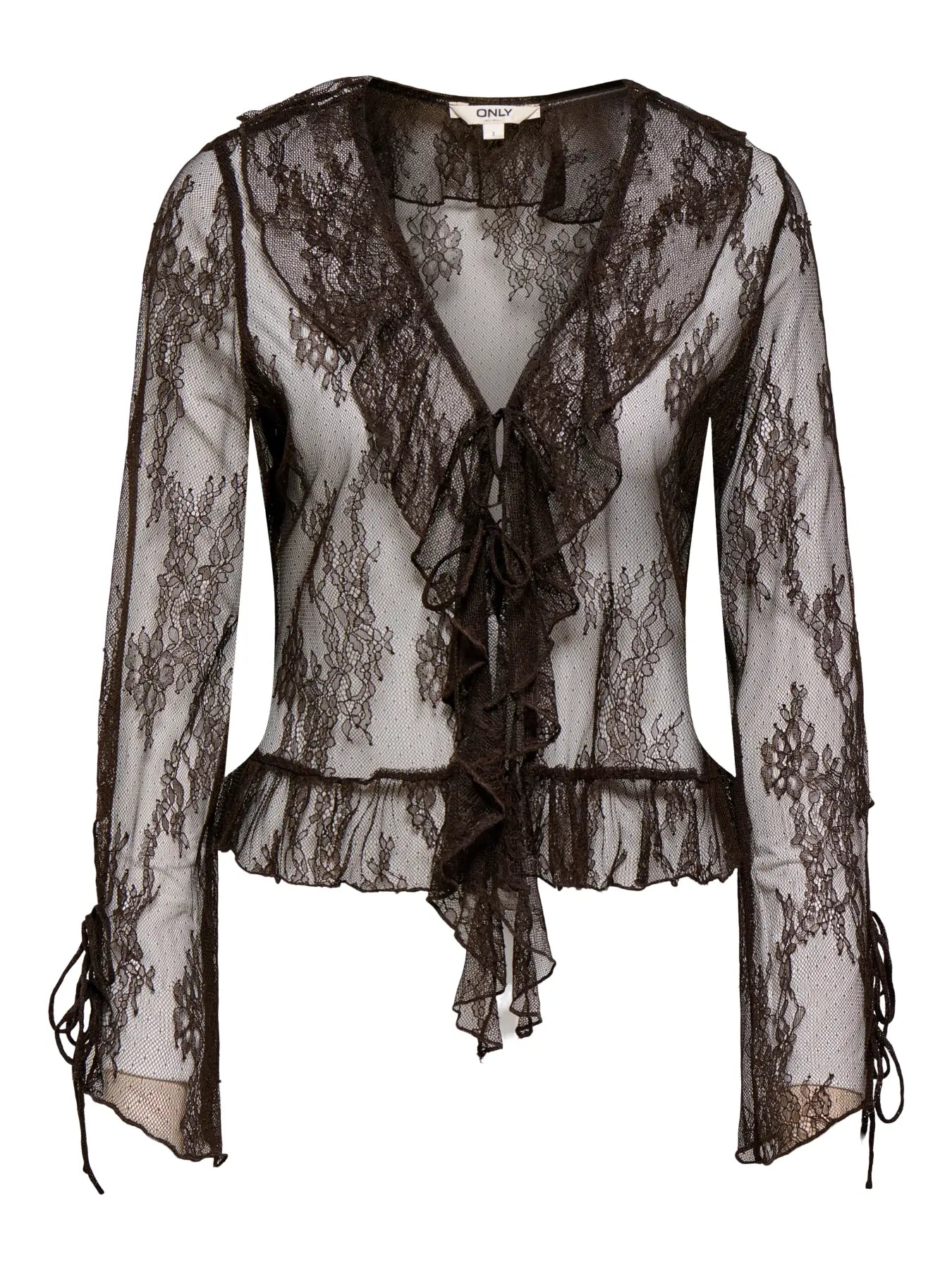 ONLCALIBEA L/S RUFFLE TOP