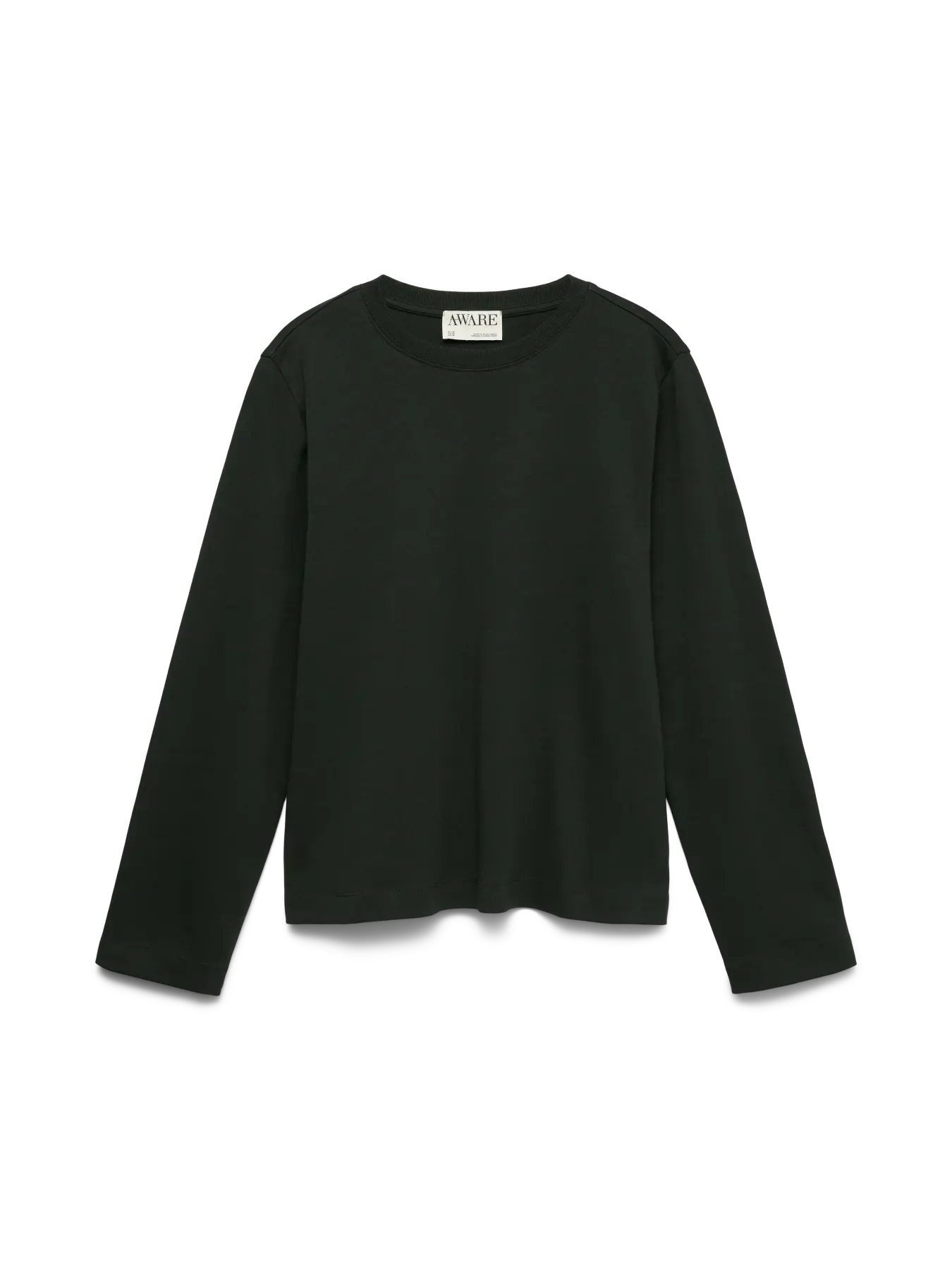 AWNAIMA LS O-NECK BOXY TOP