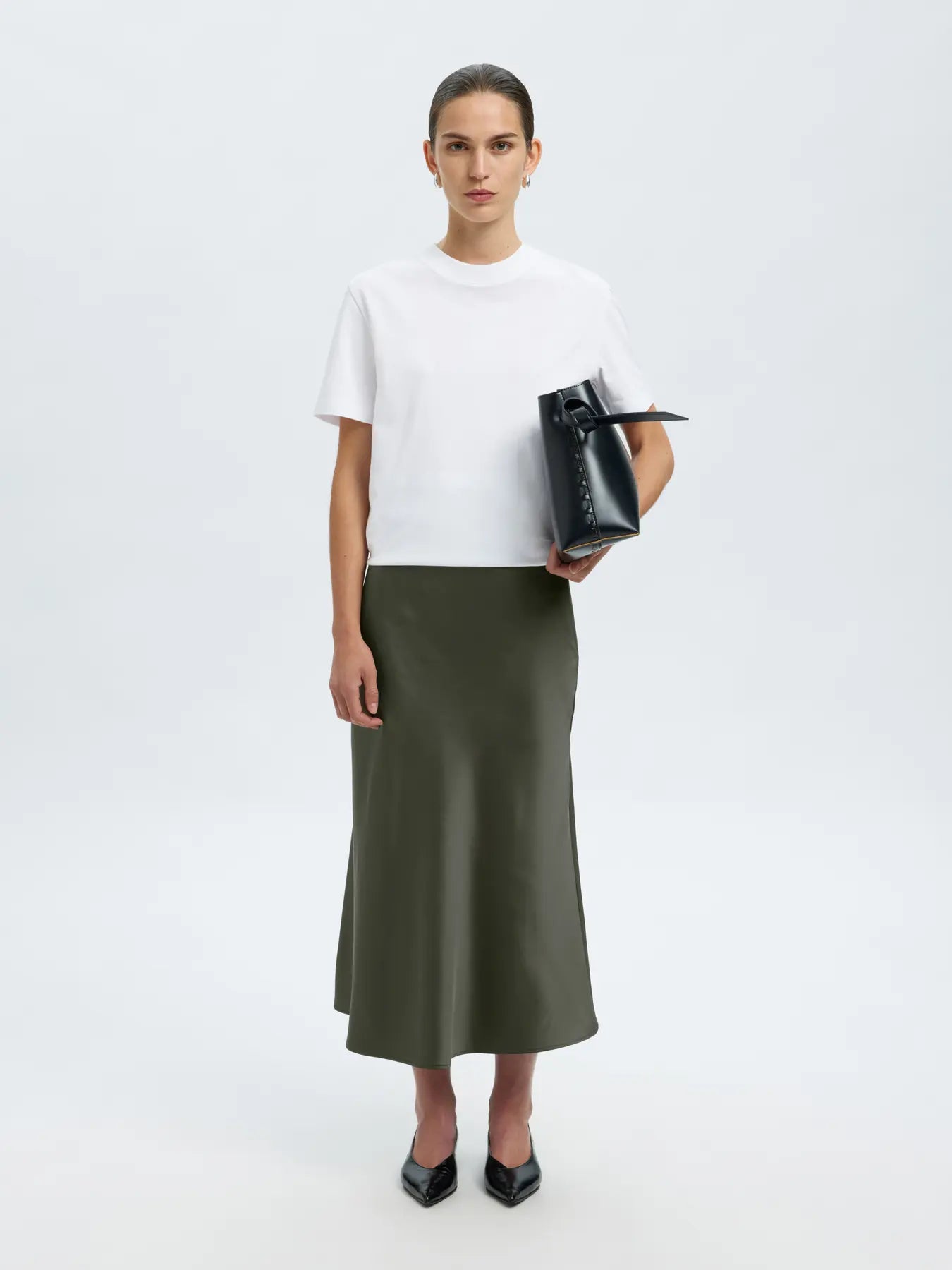 SLFLENA HW MIDI SKIRT
