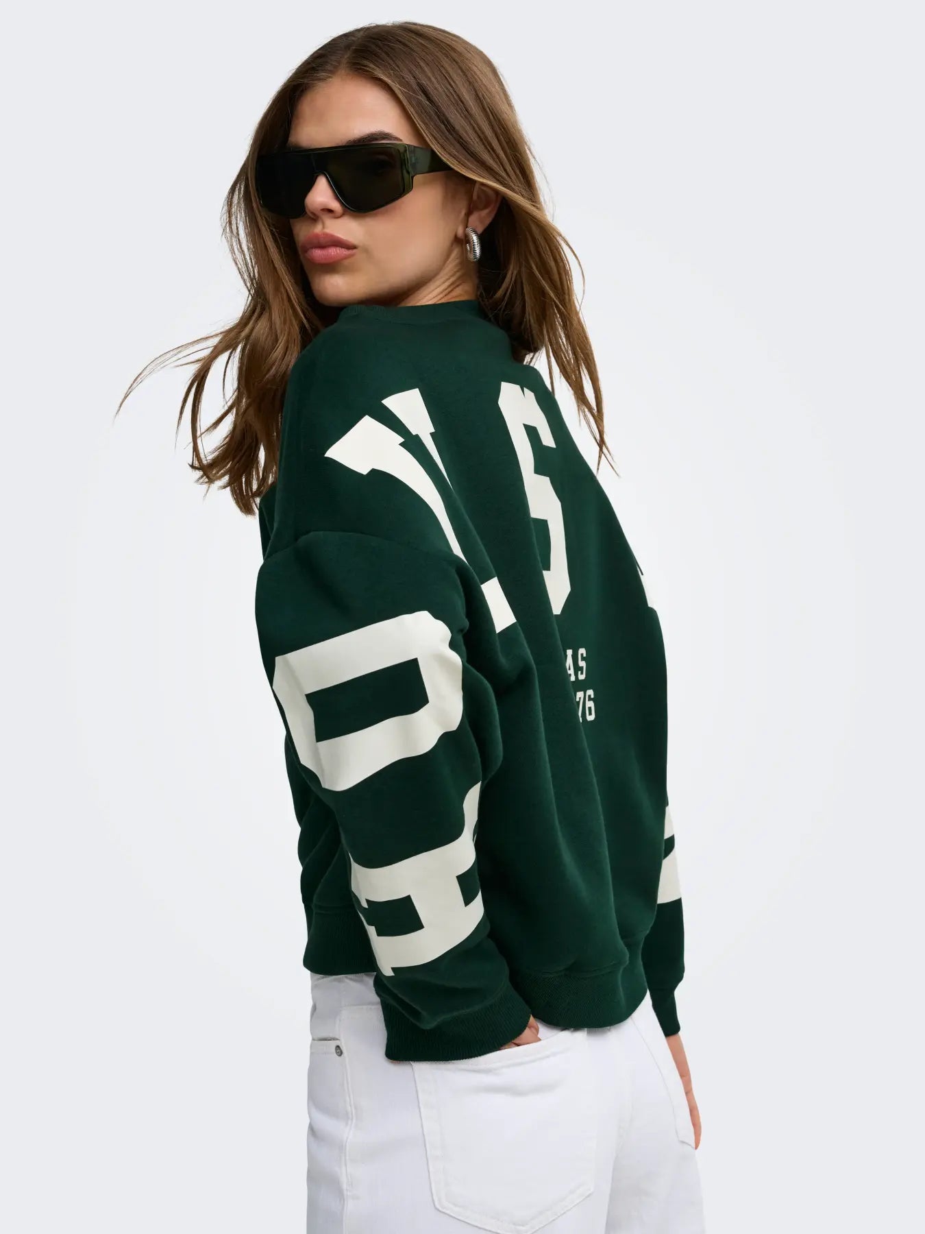 ONLSWEAT L/S BACK/SLEEVE PRINT SWT