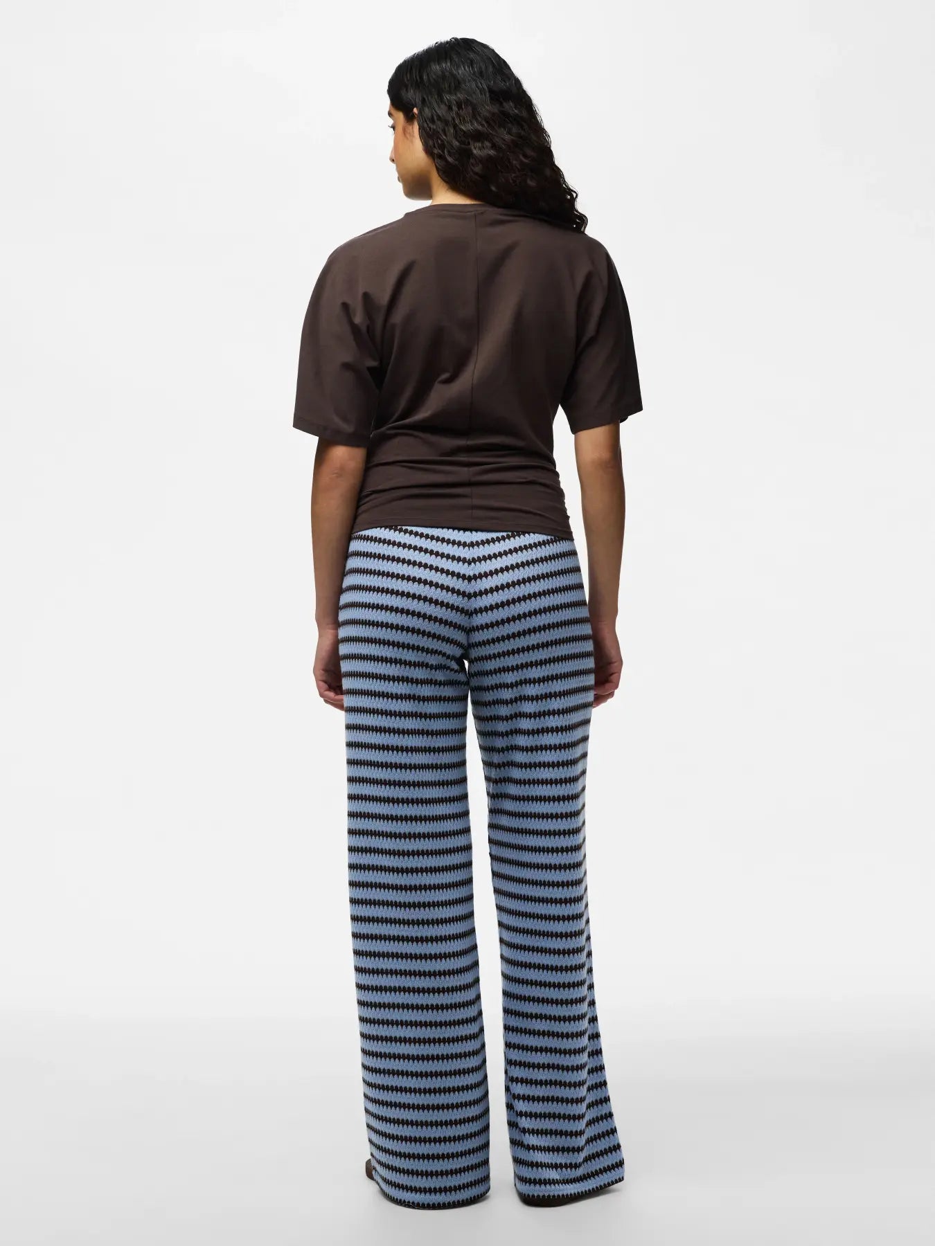 PCJEYA HW WIDE KNIT PANT