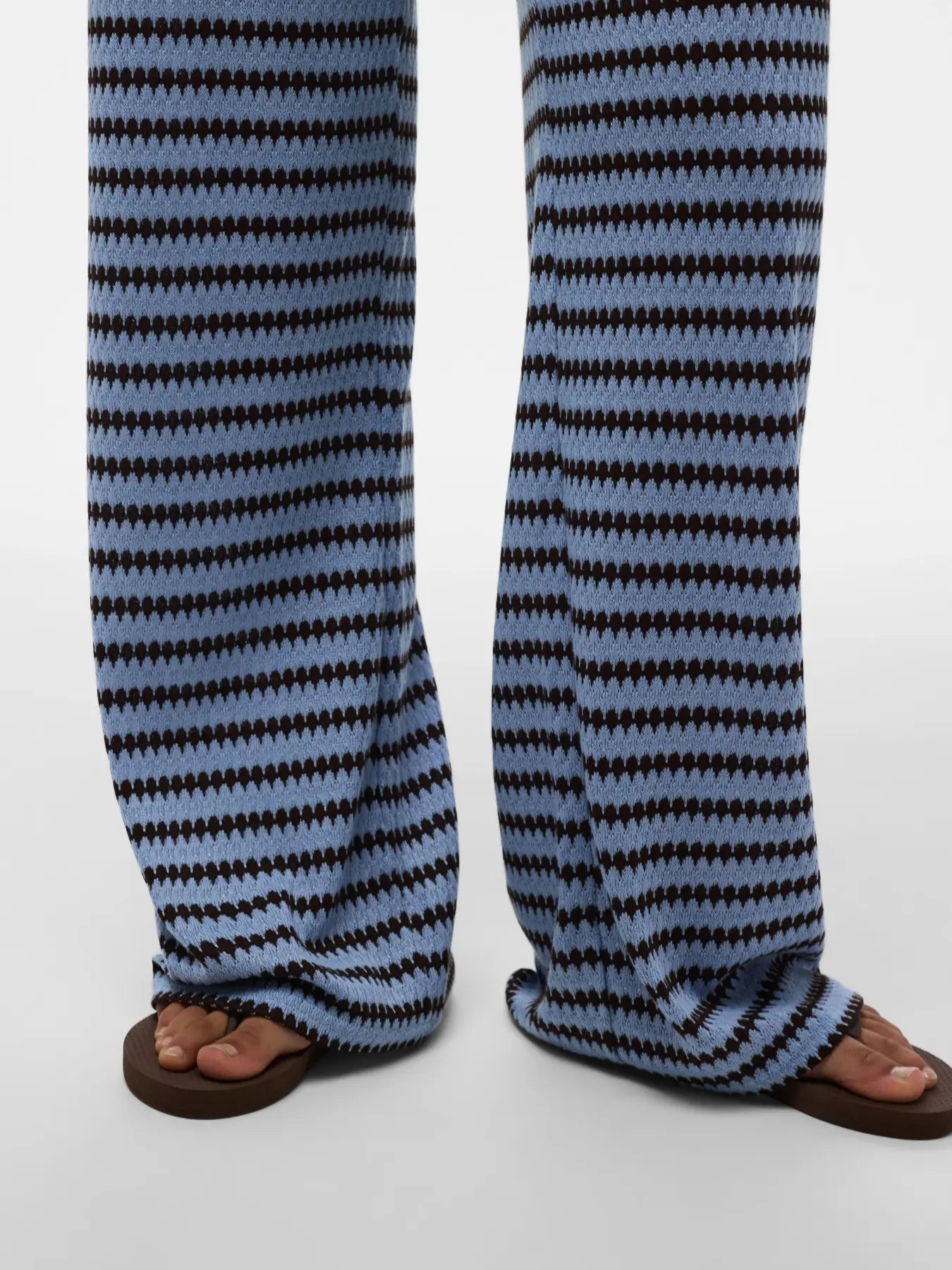 PCJEYA HW WIDE KNIT PANT