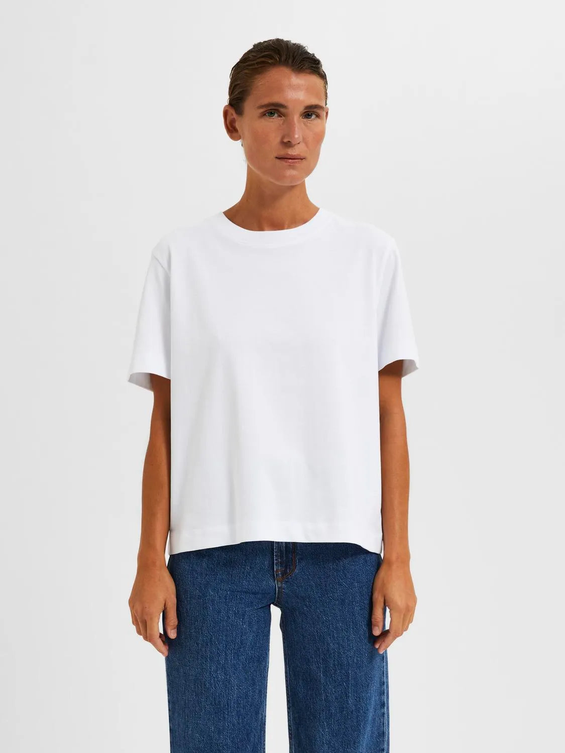 SLFESSENTIAL SS BOXY TEE