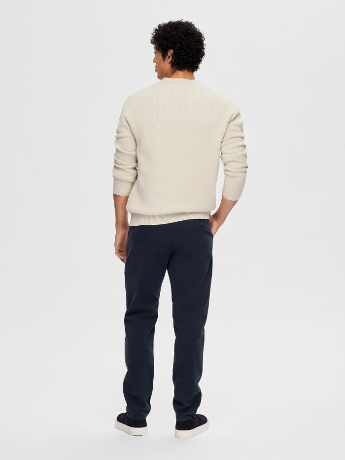 SLHDANE KNIT STRUCTURE CREW NECK