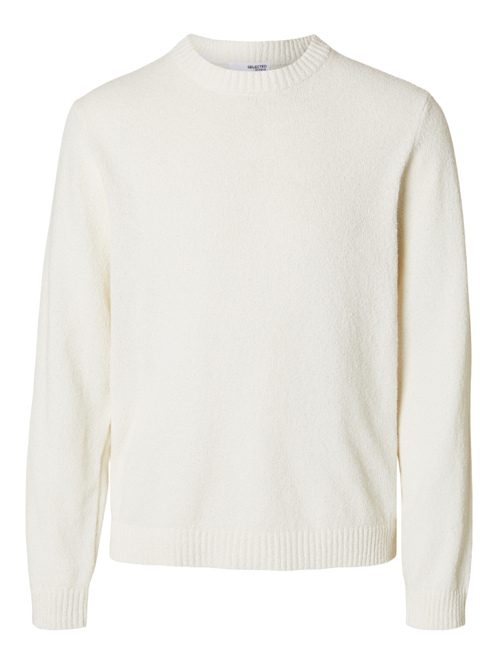 SLHLOOP LS KNIT CREW NECK